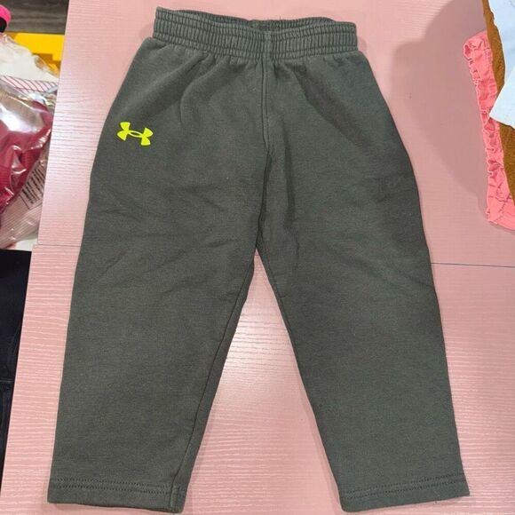 Under Armour 24m Olive Sweatpants - Picture 1 of 7